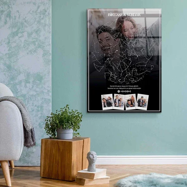 Anılarımızın Müziği — Kişiye Özel Fotoğraflı Cam Tablo · 2. fotoğraf